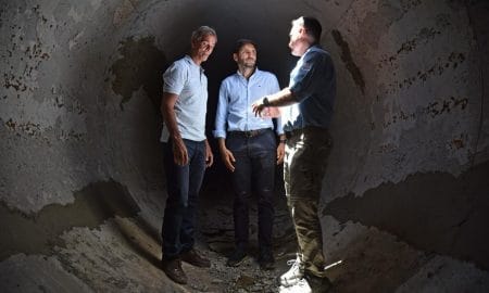 Acuerdo Rosario: Pullaro recorrió las obras de reconstrucción integral de la avenida Jorge Newbery