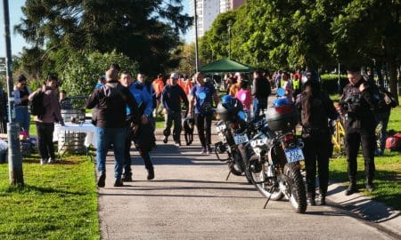 Agentes municipales participaron de amplio reordenamiento del espacio público en la costanera central