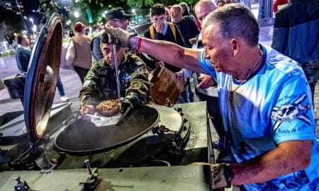 Comenzaron las rondas alimentarias a cargo de Ex Combatientes de Malvinas