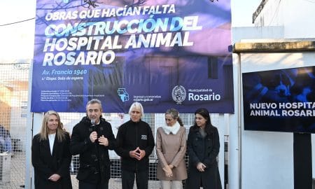 Javkin anunció el comienzo de la obra del Hospital Animal Rosario