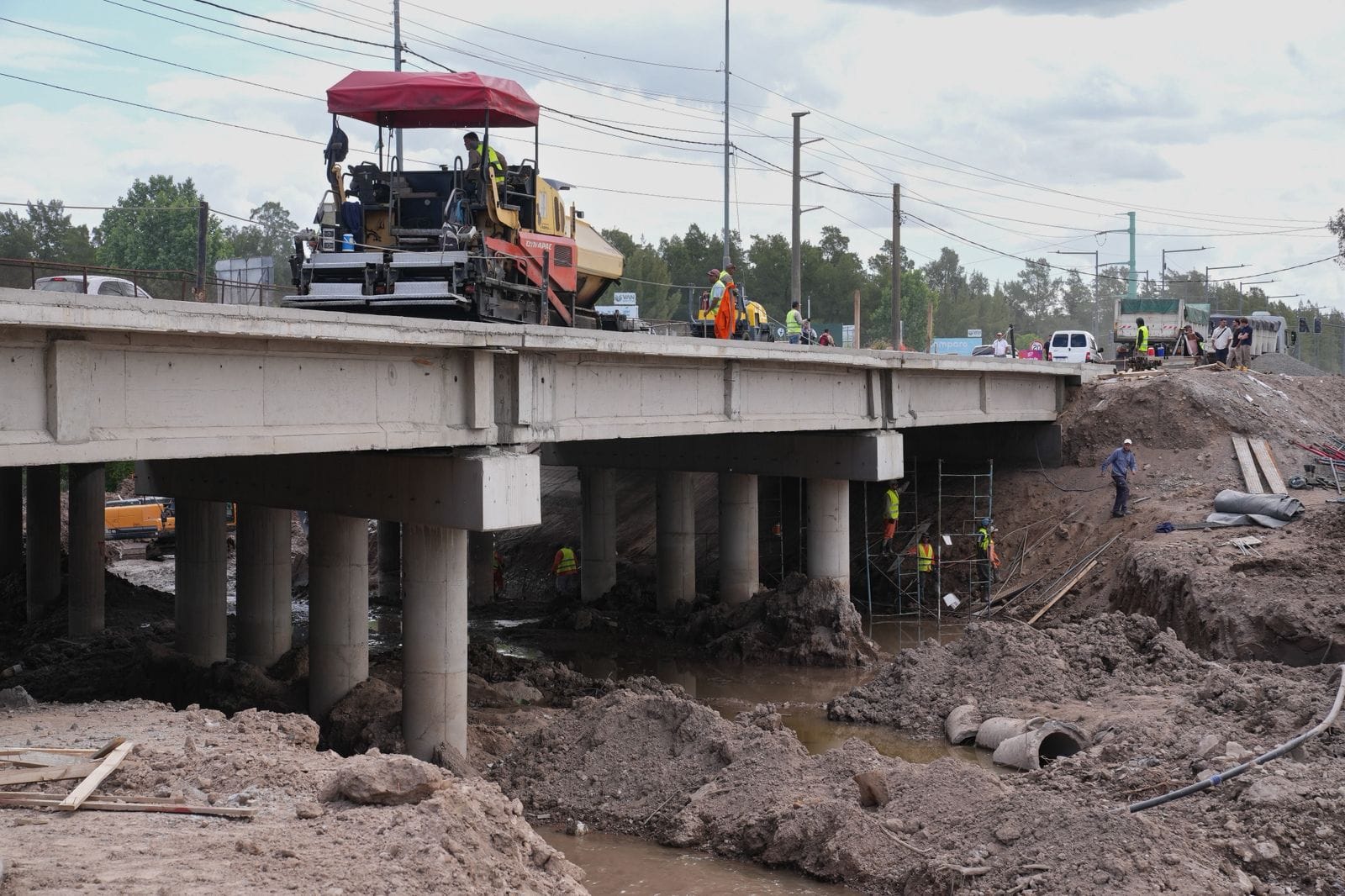 La obra de la avenida Jorge Newbery en Rosario tiene un 71% de avance