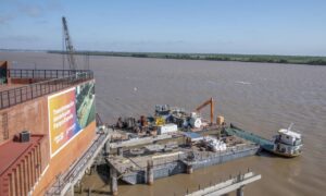 Avanzan las obras de reconstrucción y ampliación del muelle del Parque España