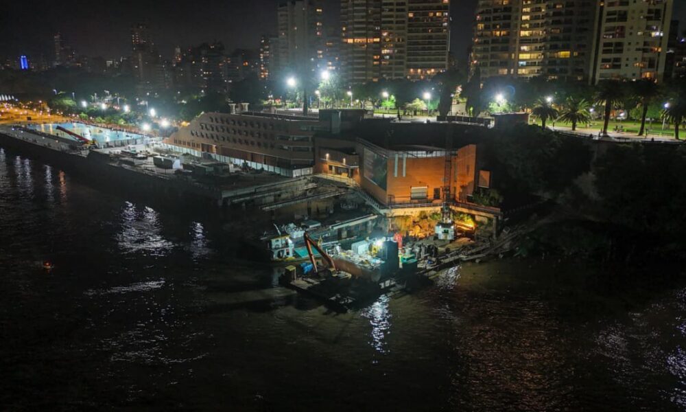 Parque España: La Provincia trabaja día y noche para recuperar uno de los lugares más elegidos por los rosarinos