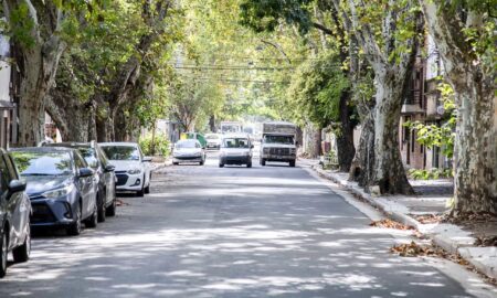 Plan de calles: Finalizó la repavimentación de Cafferata entre Pellegrini y Presidente Perón
