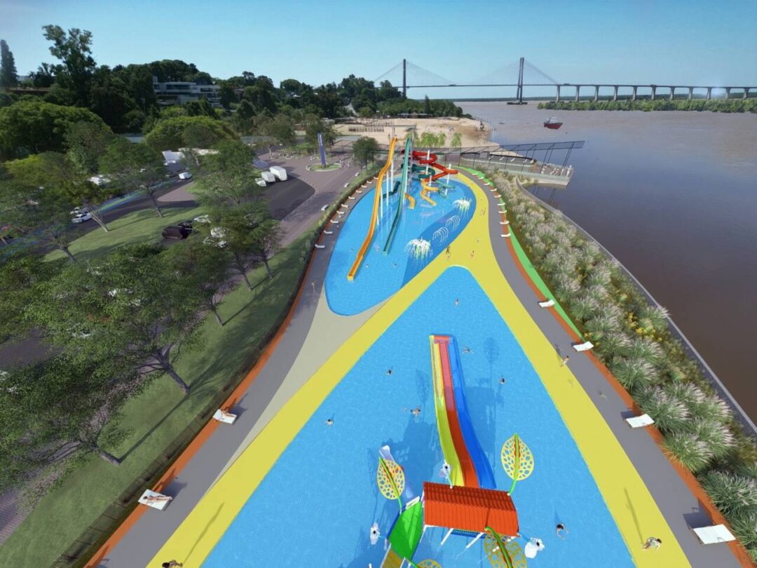 Turismo en Rosario: Licitan un parque acuático en la Costanera Norte