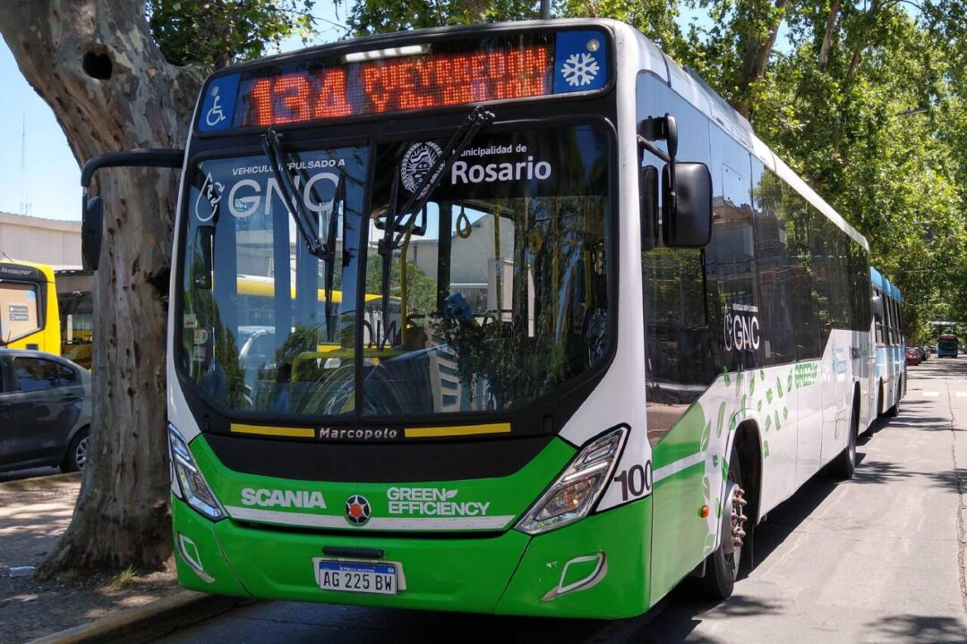 Movilidad: Rosario avanza con colectivos a GNC para renovar la flota