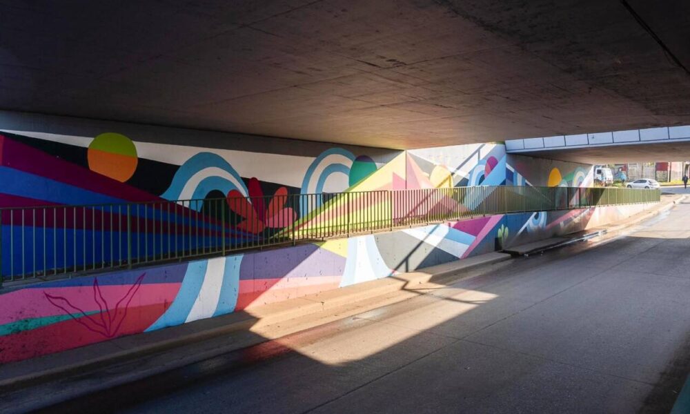 Rosario interviene puentes de Circunvalación con murales de artistas locales