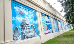 Inauguraron el primer mural colectivo en El Salvador