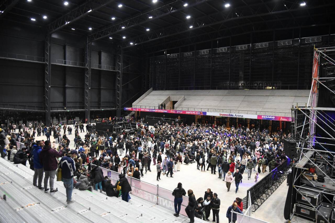 Rosario inauguró el Invencible Arena Rosario inauguró el Invencible Arena