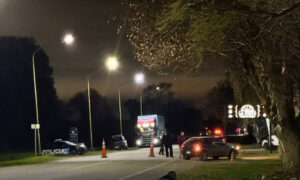 Policía sufrió graves heridas al ser atropellado en la Ruta 33