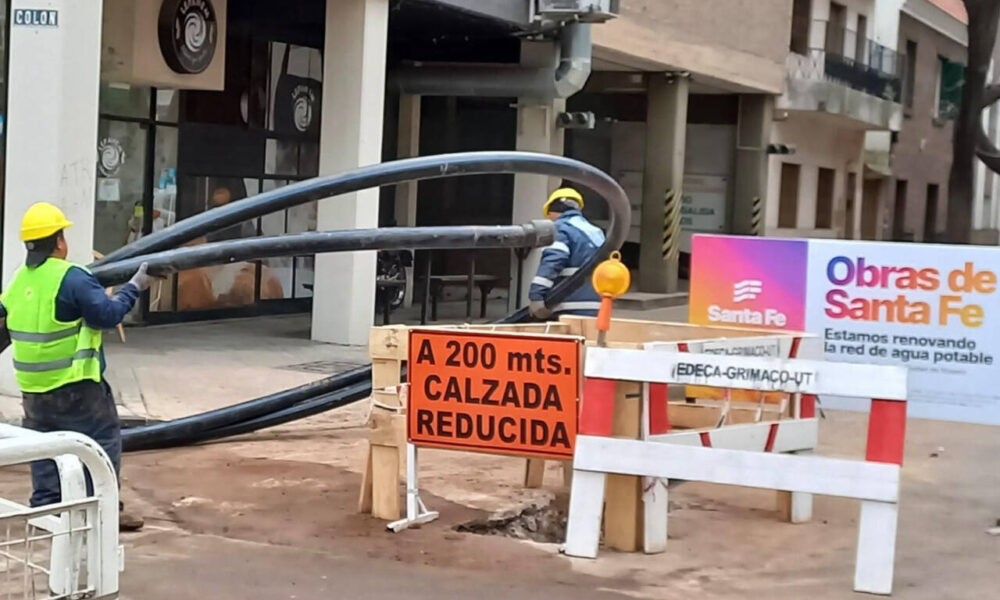 Rosario: Se inició la segunda etapa de recambio de redes de agua