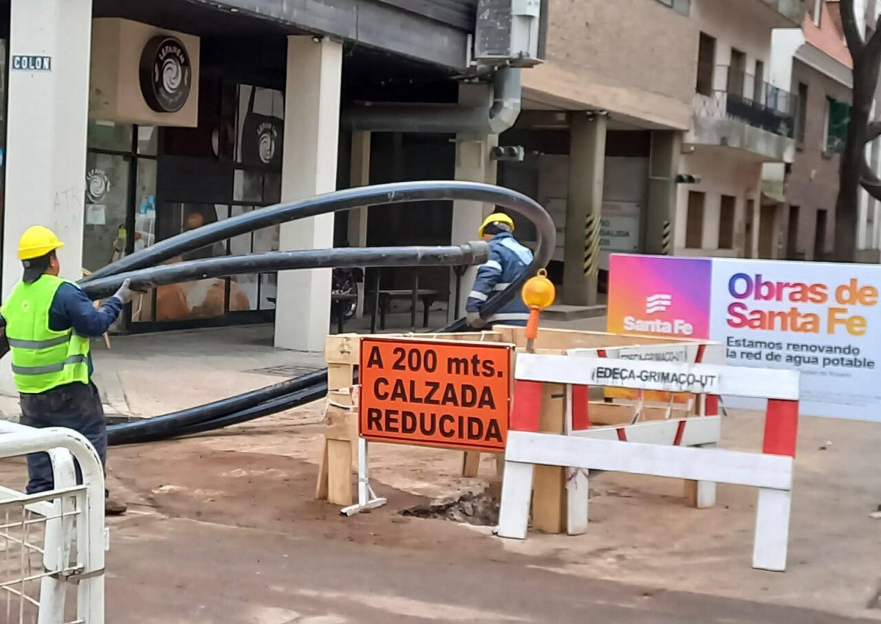 Rosario: Se inició la segunda etapa de recambio de redes de agua