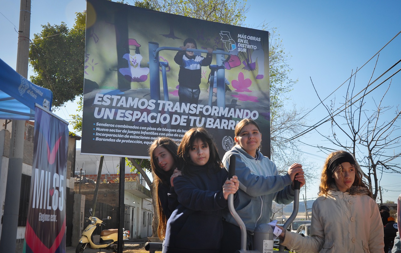 El municipio habilitó un nuevo espacio público en barrio Tablada